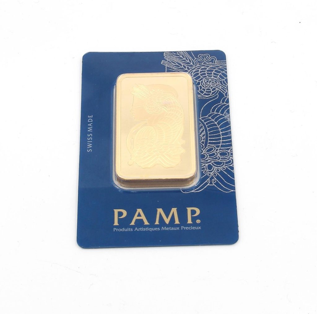 Guldtacka 100g Pamp 24k guld 999,9.
