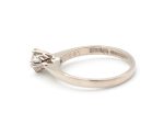 Diamantring i 18k vitguld- 0,51 ct