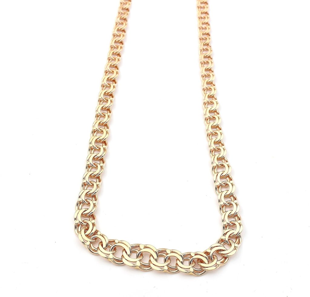 Bismarck halsband i 18 k guld- doserad