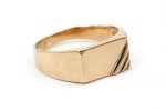 Klackring i 18k guld