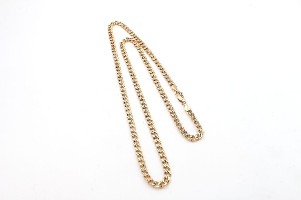 Pansar halsband i 18k guld