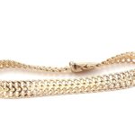 Fiskben armband i 18k guld