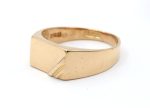 Klackring i 18k guld