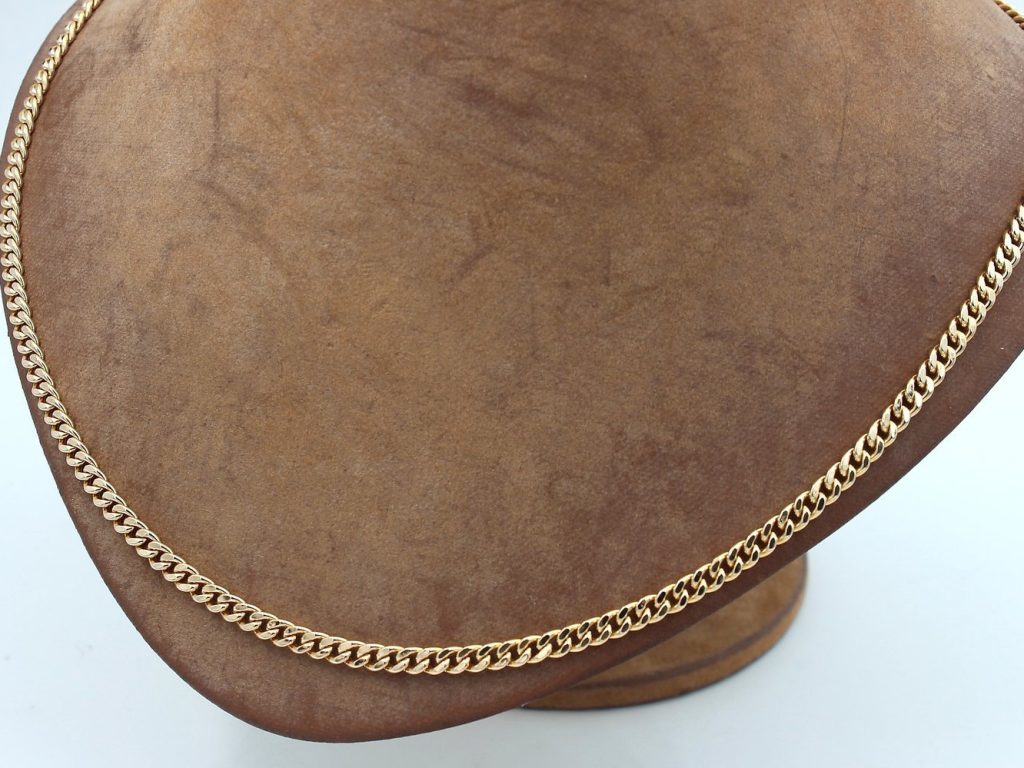 Pansar halsband i 18k guld- massiv