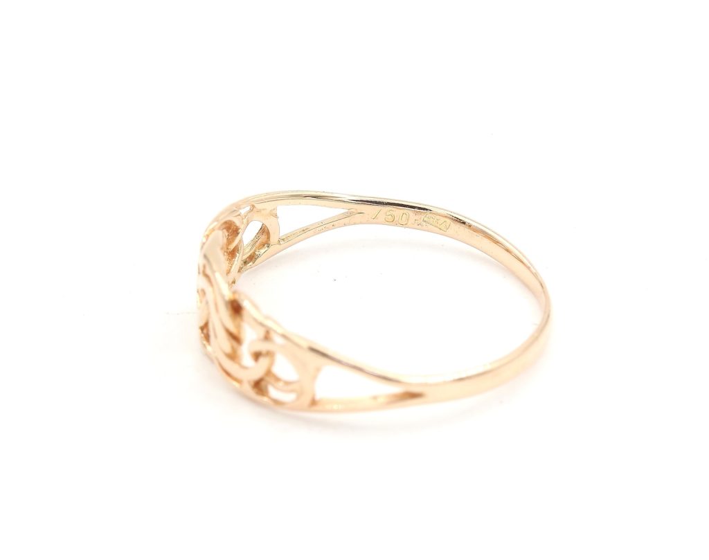 Bismarck ring i 18k guld