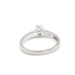Diamantring i 18k vitguld- 0,28 ct.