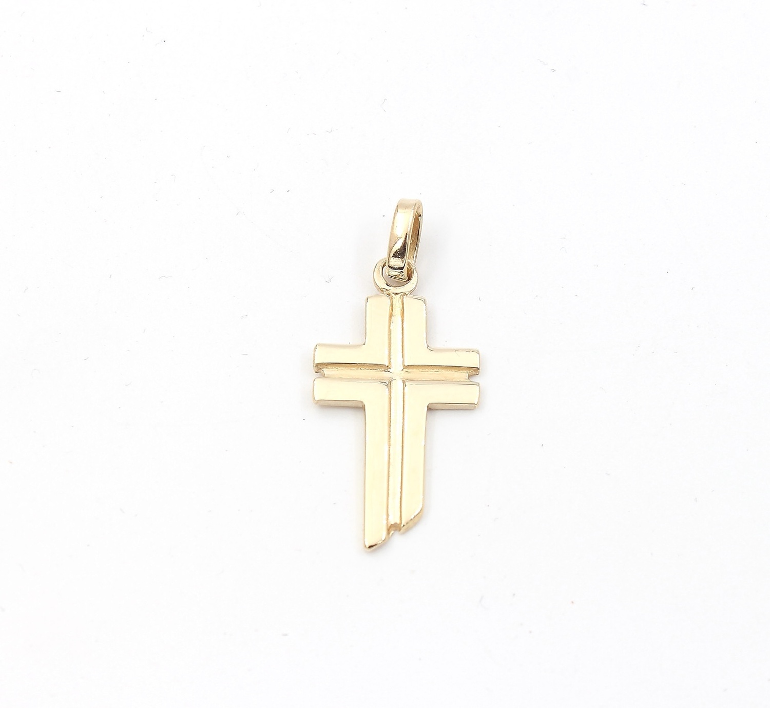 Kors hänge i 18k guld