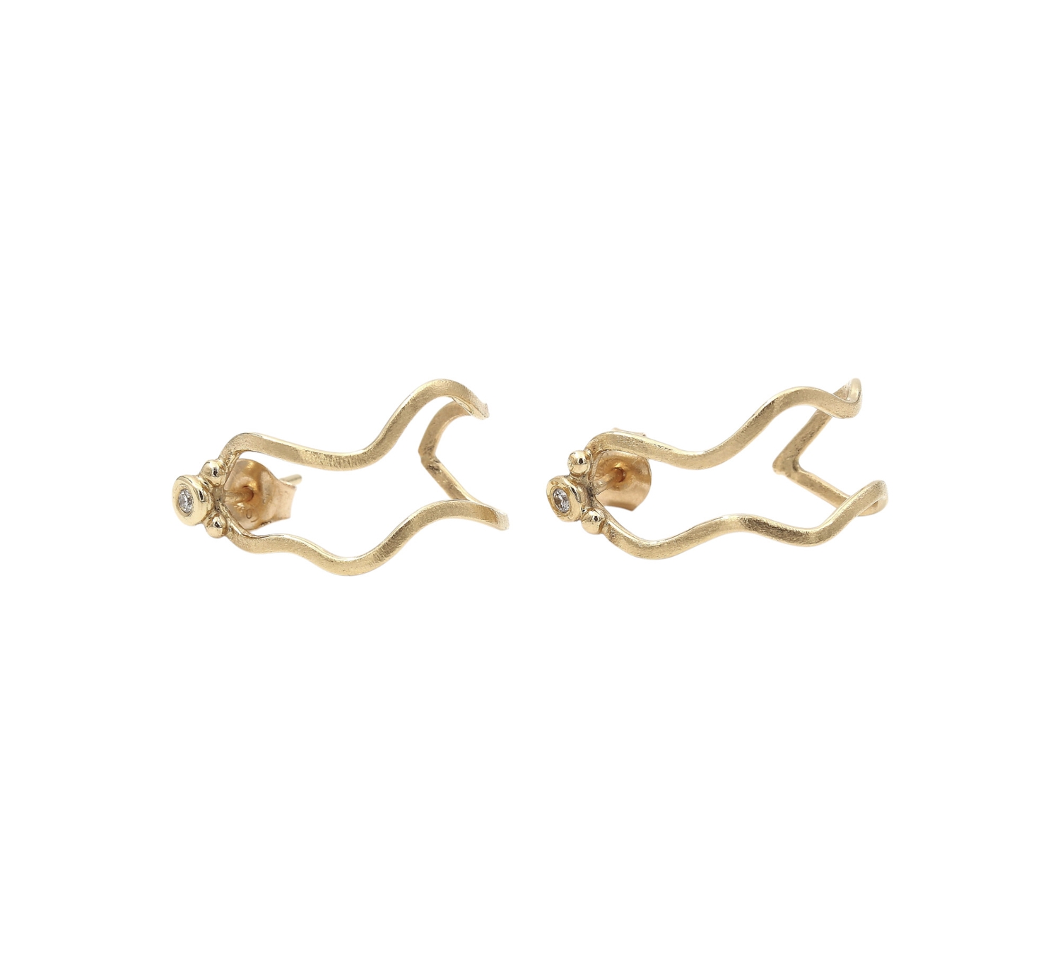 Diamantörhängen i 18k guld Diamantörhängen i 18k guld