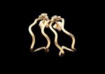 Diamantörhängen i 18k guld