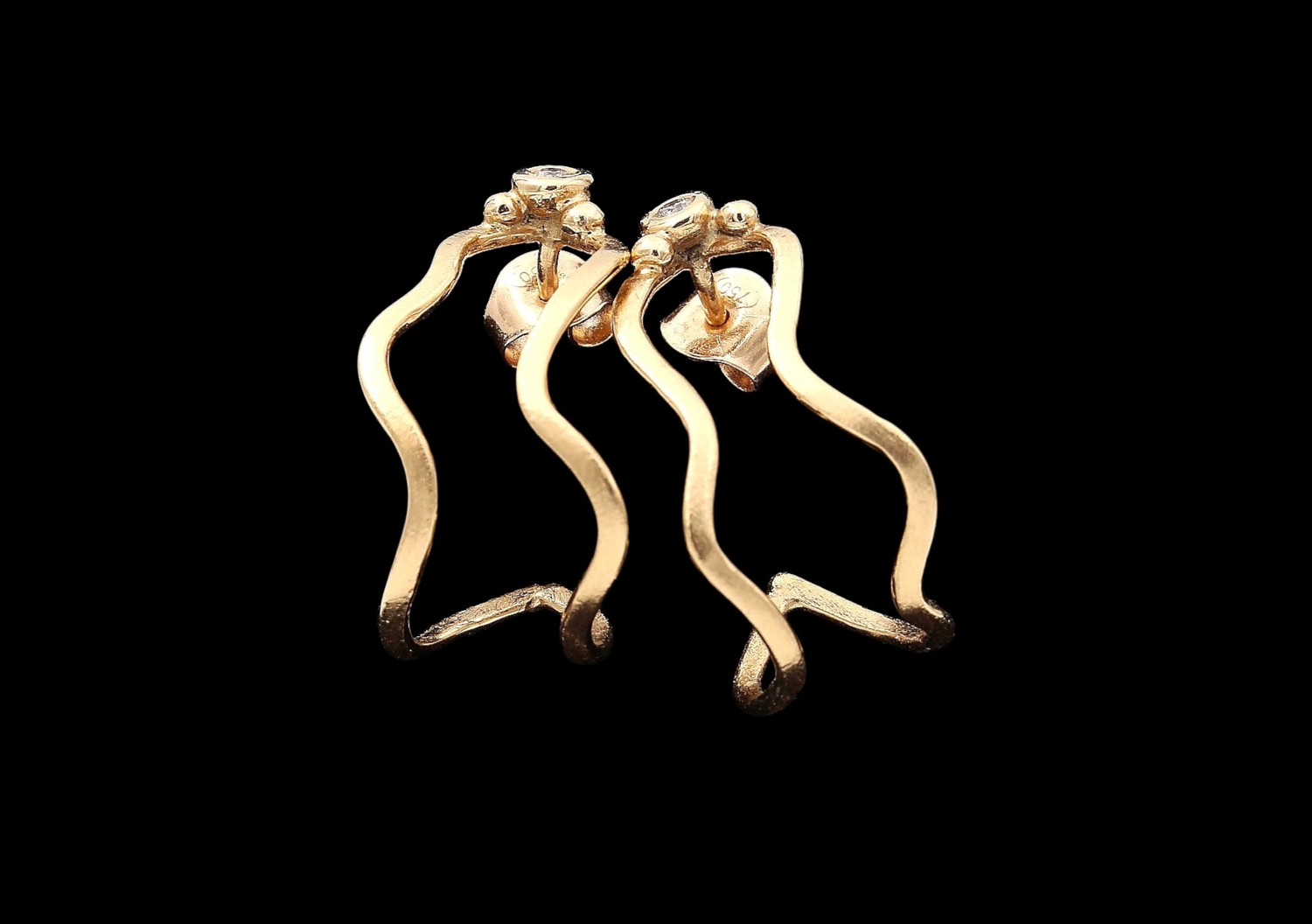 Diamantörhängen i 18k guld Diamantörhängen i 18k guld