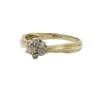 Diamantring i 18k guld med 7 diamanter