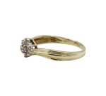 Diamantring i 18k guld med 7 diamanter