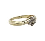 Diamantring i 18k guld med 7 diamanter