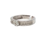 Diamantring i 18k guld vitguld