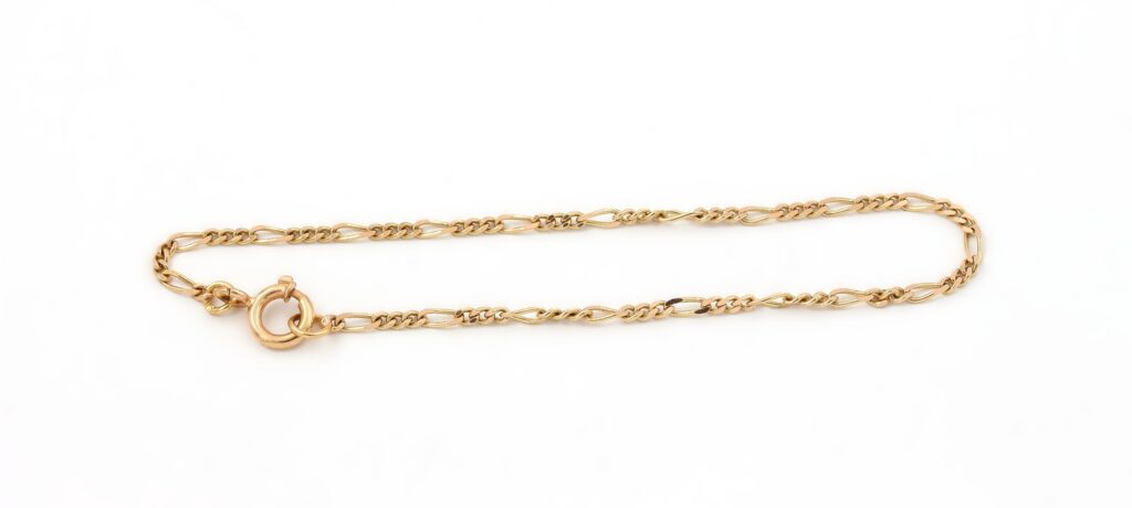 Armband figaro i 18k guld