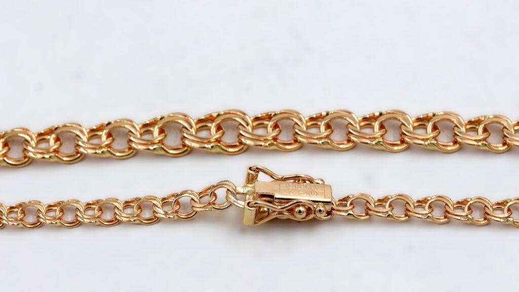 Halsband bismarck i 18k guld - doserad