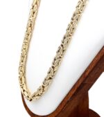 Halsband kejsarlänk i 14k guld - Ihåligt