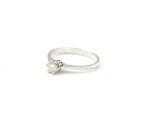 Diamantring i 18k vitguld- 0,30 ct G-VS .Vikt 2 g