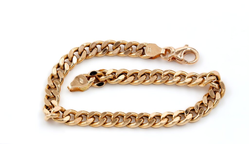 Armband pansar i 18k guld.Vikt 14.55g