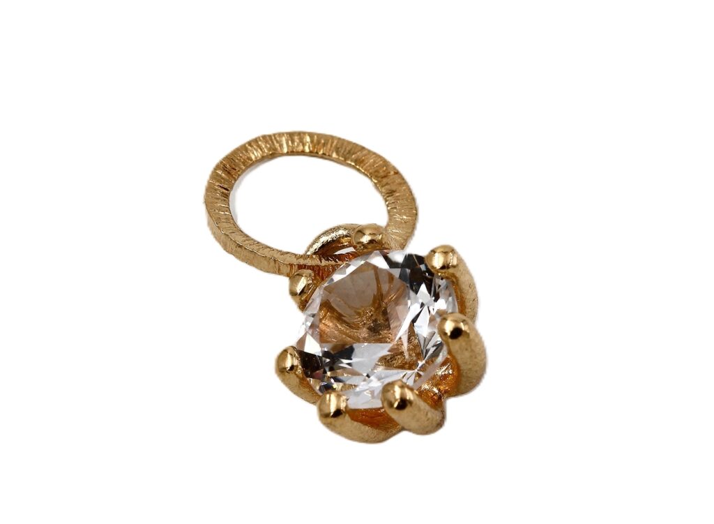 Sandberg hänge Cocktail i 18K guld med akvamarin