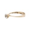Ring i 18k guld med en cubic zirconia