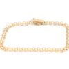 X-länk armband i 18k guld. vikt: 6 g