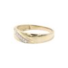 Diamantring i 18k guld på totalt 0,06 ct diamanter.
