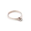 Solitär ring i 18k vitguld - 0,20 ct