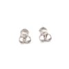 Diamant örhängen i 18k vitguld - 0,02 ct