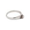 Diamantring i 18k vitguld med en diamant på ca 0.04 ct