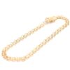 X-länk armband i 18k guld. vikt: 6 g