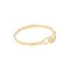 Ring i 18k guld med zirkonia stenar