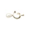 Diamant hänge i 18k guld ca 0,17 ct med en pärla