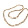 Pansar halsband i 18k guld ihålig
