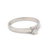 Diamant ring i 18k vitguld- 0,09 ct