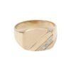 Klackring med en liten diamant.