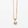 Venezia halsband med diamanthänge i 18k guld .Vikt 3,78 g