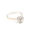 Diamantring i 18k vitguld ca 0,47 ct. vikt: 3,85 g