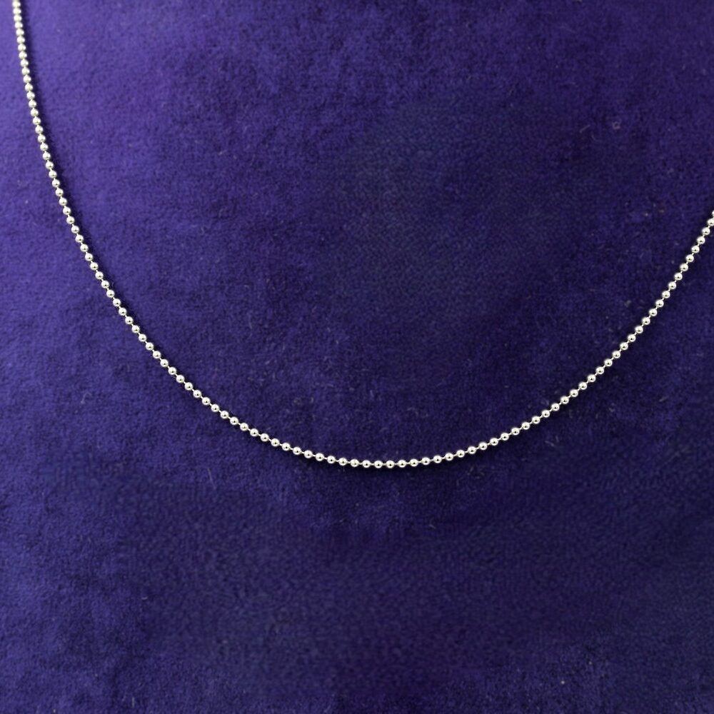 Halsband i 18k vitguld.