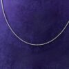 Halsband i 18k vitguld.