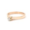 Diamantring i 18k guld- 0,10 ct