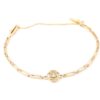 Armband i 18k guld med en diamant på ca 0,10 ct