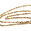 Halsband pansar i 18k guld - ihålig. Vikt 8.2g