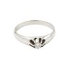 Diamantring i 18k vitguld med en diamant på ca 0.04 ct