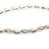 Armband i 18k vitguld med många diamanter på ca 1.0 ct. Vikt 18.25g