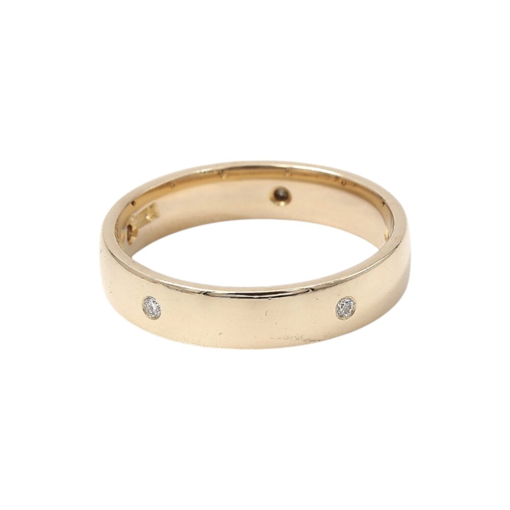 Diamantring i 18k guld