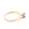 Diamantring i 18k guld- ca 0,17 ct