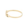 Ring i 18k guld med zirkonia stenar