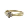 Diamantring i 18k guld med 7 diamanter