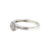 Diamantring i 18k vitguld med små diamanter